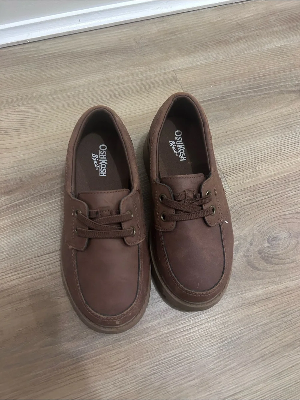 OshKosh Brown Casual Lace-Up Kid’s Shoes